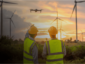 Aplicaciones de drones en proyectos de minería y transición energética